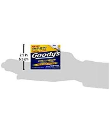 Goody's Extra Strength Powders | Fast Pain Relief | Aspirin & Caffeine | 24 Count | 2 Pack - Buy Online on GoSupps.com