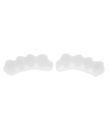 Silicone Toe Separators for Nail Art & Pedicures - Relaxing Toes (White) | International Shipping Available - Buy Online on GoSupps.com