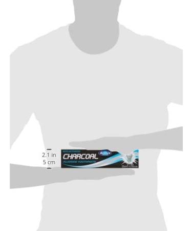 Beauty Formulas Activated Charcoal Fluoride Toothpaste 125ml - Buy Online on GoSupps.com
