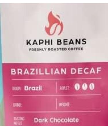 Kaphi Beans Roasted Coffee - Brazillian Decaf - Dark Roast - 100% Arabica Beans - Freshly Roasted Whole Beans (Pack Of 1kg) - Buy Online on GoSupps.com