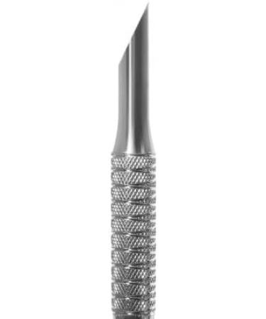 Staleks Pro Manicure Pusher Professional Cuticle Pusher Slanted and Loop end Metal Orange Stick Expert 51/2 - Buy Online on GoSupps.com