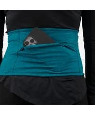 Adult Large/X-Large Heathered Insulin Pump Belt 3.0 - Teal - Buy Online on GoSupps.com