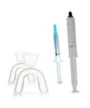 Professional Teeth Whitening Kit with 10ml/cc of 22% Carbamide Peroxide Gel and Remineralization Gel to Reduce Tooth Sensitivity.