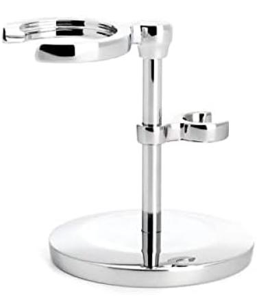 M hle Traditional Razor Set | Silvertip Fibre Brush Chrome Stand Black Resin Handle - Premium Shaving Supplies for Men - Buy Online on GoSupps.com