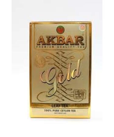 AKBAR PREMIUM QUALITY TEA GOLD PURE CEYLON TEA | LOOSE TEA | LEAF TEA | 500g