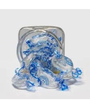 Old Timers Crystal Mints Hard Boiled Sweet by Swizzels in Victorian Style Jar 600 gram