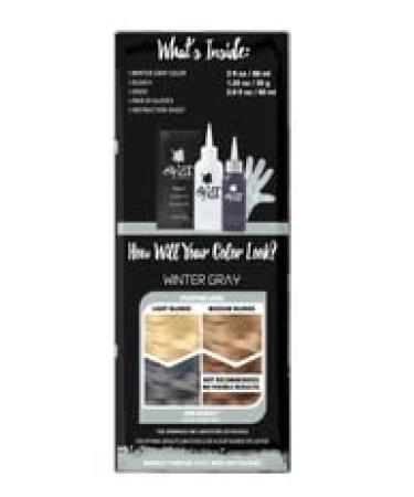 Splat Winter Gray Hair Dye Kit - Semi-Permanent, Long Lasting, Vegan & Cruelty-Free - Buy Online on GoSupps.com