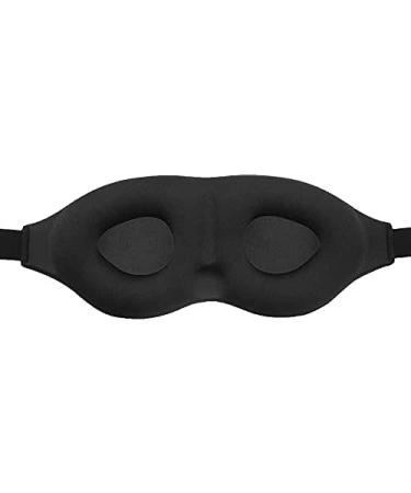BE SAFE Forever Silk Sleeping Face Eye Mask - Travel Blindfold for Men & Women - Comfortable Black Sleep Eye Cover - Buy Online on GoSupps.com