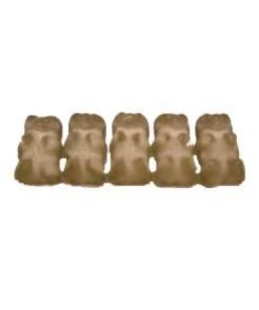 White gummy bears from Haribo pineapple flavour - 100g 100 g (pack of 4)