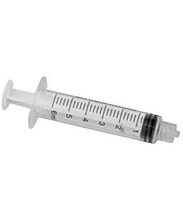 Disposable Luer Lock Syringes 6cc (100Pcs/ Bag)