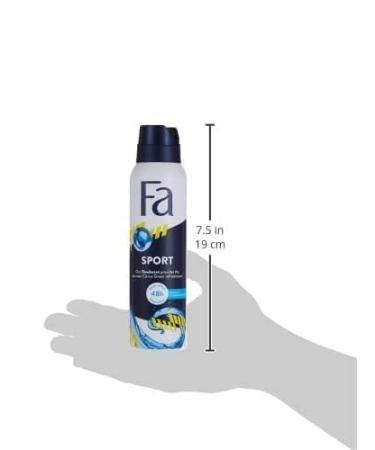 FA Deodorant 5 Ounce Spray Sport 48 Hour (Blue) (150ml) - Buy Online on GoSupps.com
