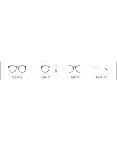 PARWANA Lightweight Reading Glasses - Anti Eyestrain Computer Readers for Men & Women +200 | Stylish Flat Light Eyewear - Buy Online on GoSupps.com