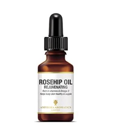Amphora Aromatics Rosehip Oil - Rejuvenating 25ml. Single