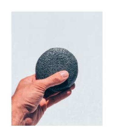 Buy Volcano Konjac Sponge - 7.5 cm Black | Eco-Friendly Facial Cleanser for All Skin Types - Fast International Shipping! - Buy Online on GoSupps.com