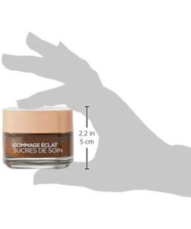 L'Or al Paris - Radiance Scrub for Face & Lips - Exfoliating & Smoothing - With 3 Fine Sugars & Grape Seed Oil - All Skin Types - Care Sugars - 50 ml - Buy Online on GoSupps.com