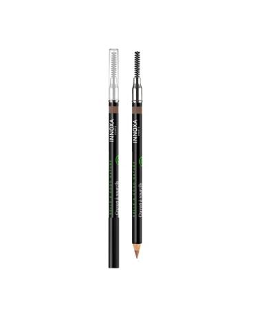 Innoxa Eyebrow pencil - Belle et Good Nature - Vegan - Dermatologically tested - 99% natural origin - 1.05g (Brown)