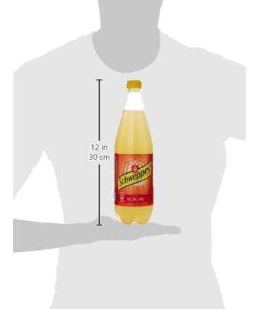 6 x schweppes agrumi citrus fruit lemonade PET 1 liter refreshing - Buy Online on GoSupps.com