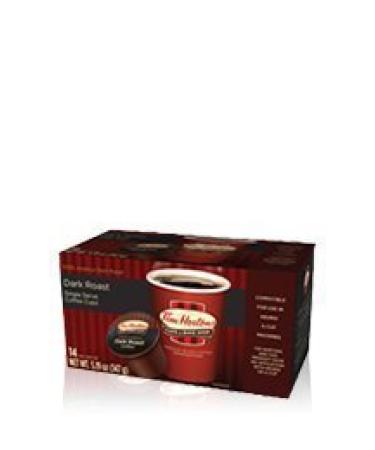 Tim Hortons Dark Roast Single Serve Coffee Cups 48 Count by Tim Hortons
