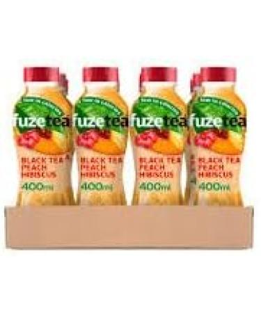 Fuze tea black tea peach hibiscus pet 12x 40cl - Buy Online on GoSupps.com