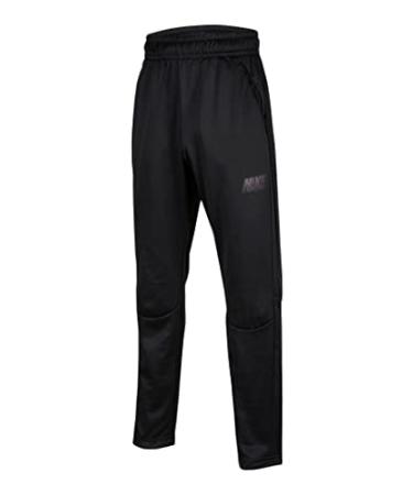 Nike Boys Sweatpants 100% Polyester Training Large Black/Thunder Grey