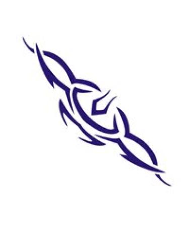 Eulenspiegel 105245 - Self-adhesive stencil - Symmetric Tribal