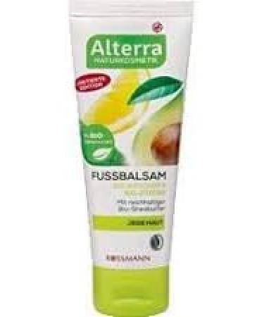Alterra Foot Balm organic avocado & organic lemon 75 ml for every skin with rich organic shea butter certified natural cosmetics - Buy Online on GoSupps.com