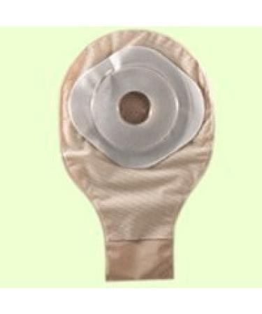 ConvaTec 125333 ActiveLife One-Piece Drainable Pouch with Pre-Cut Stomahesive Skin Barrier Tape Collar 10" Pouch with 1-Sided Comfort Panel Tail Clip Opaque 1-1/4" Stoma Opening Pack of 20