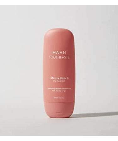 HAAN Toothpaste + Refill - Fluoride-Free Natural Ingredients Vegan Lifes a Beach 205ml - Eco-Friendly Dental Care - Buy Online on GoSupps.com