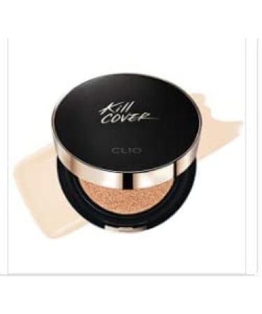 CLIO KII COVER FIXER CUSHION SPF50+ PA++++ (Linen 0.52oz of 1 The main product) Beige 0.53 Ounce (Pack of 1)