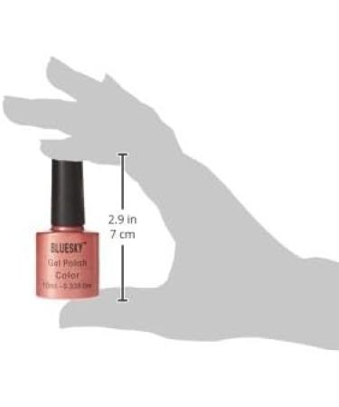 Bluesky Gel Nail Polish Spice Sparkle 80542 Bright Glitter Orange Peach Long Lasting Chip Resistant 10 ml (Requires Curing Under UV LED Lamp) - Buy Online on GoSupps.com