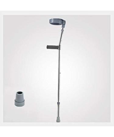 Forearm Crutches Adjustable Adjustable Crutches Handle Comfort Handle Thick Aluminum Lightweight 10 Levels 22 cm Height Adjustable Lightweight Arm Crutch Journey
