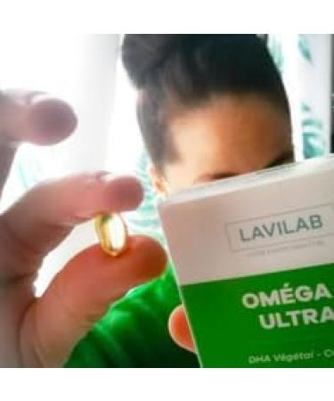 Omega 3 Ultra DHA Vegan Vegetable - Algae 1 Month Memory Brain Vision Made in France Lavilab - Buy Online on GoSupps.com