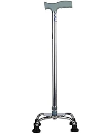 Canes Premium Stability Four-Legged Aluminum Cane Crutches Adjustable Telescopic Non-Slip Walking Stick for Elderly Disabled Women Outdoor Travel Walking Crutches Made in China Smooth Sailing