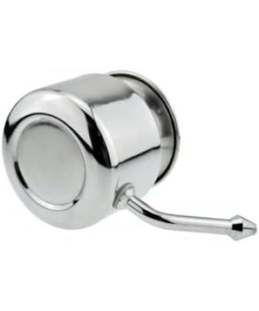 304 Grade Stainless Steel Ayurvedic Jal Neti Pot for Sinus Relief - Non-Corrosive & Unbreakable Design - Buy Online on GoSupps.com