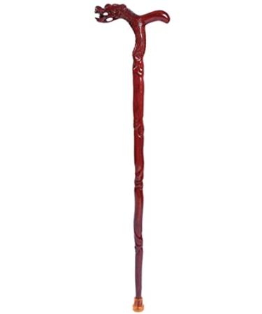 Wooden Cane Rosewood Faucet Crutches Old People Sticks Walking Sticks Walkers Gifts WoodenCanes for Men and Women Decorate Lucky Star