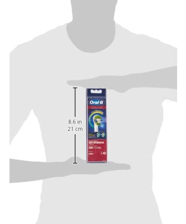 Oral B Floss Action Replacement Brush Heads 3 Count - White - Buy Online on GoSupps.com