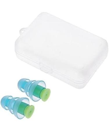 Sleep earplugs 1 Pair/Set Soft Silicone Ear Plugs Anti Noise Snore Earplugs Noise Reduction Sound Insulation Ear Earplugs(Color : 1 Set) (Color : Groen) (Color : Groen)