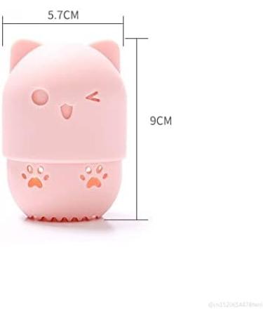 Makeup Sponge 1Pc Cute Sponge Puff Drying Cleaner Travel Stand Soft Silicone Foundation Makeup Brush Sponge Cleaning Tool Cosmetic Puff Holder Makeup Sponge Holder(2) - Buy Online on GoSupps.com