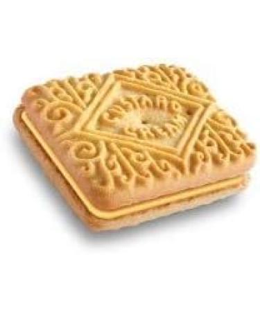 Hill Biscuits Custard Flavour Cream Sandwich Crunchy Biscuits 150g Pack of 3 - Tea Time Treat Lunchbox Filler Office Snack Party Favour Snack Dessert Companion | Included Jaspem Shopping List - Buy Online on GoSupps.com