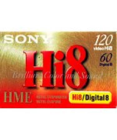 Sony E-6120HMED1 Hi8 Camcorder Cassette Metal Evaporated 120 Minute (Single) (Discontinued by Manufacturer)