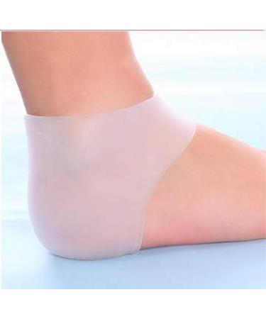 Buy Gel Heel Socks - Silicone Moisturizing Pain Relief Sleeves for Men & Women | Dry & Cracked Foot Protection - Buy Online on GoSupps.com