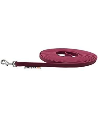 Biothane Dog Leash for Small Dogs - Durable 9mm Tow Leash 3m/10m/15m Options Bordeaux Color - Buy Online on GoSupps.com