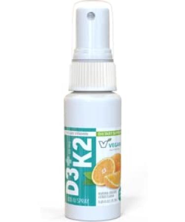 Vegan Life Nutrition Vitamin D3 and K2 Oral Spray Supplement 0.65 Ounce