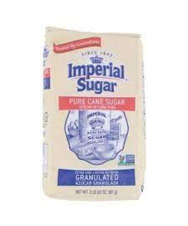 Imperial Sugar Pure Cane, Extra Fine Granulated 2lb, 32 Ounces 1 Count (Pack of 1)