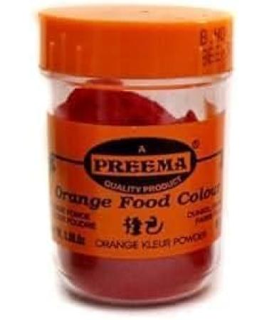 Preema Orange Food Colour Powder (25g X 5) | Deep orange food colour | Used in baking and icing sugar | Can also be used in cooking - Buy Online on GoSupps.com