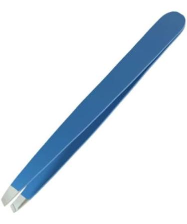 R.A Professional Slanted Tweezers for Facial Hair | Stainless Steel Precision Tweezers for Women & Men | Ideal for Ingrown Hair | Black/Blue | ET-UK1 - Buy Online on GoSupps.com