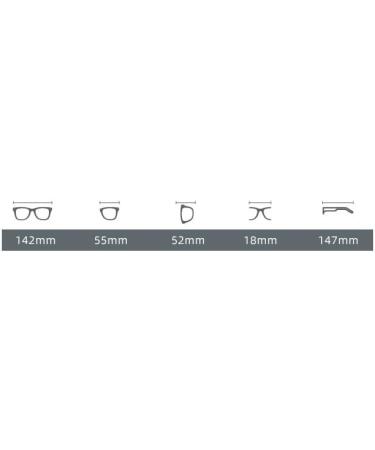 Qinzhenz Oversized Square Reading Glasses +350 C2 | Anti-Blue Light Clear View Presbyopic Glasses Flat Light Mirror - International Shipping Available - Buy Online on GoSupps.com