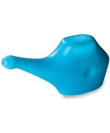 Economy Light-Weight Neti Pot - Natural Sinus Relief (2 pcs Blue) - Buy Online on GoSupps.com