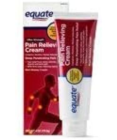 Equate Ultra Strength Pain Relieving Cream Muscle Rub 4-Ounce Tube (Pack of 3) - Buy Online on GoSupps.com
