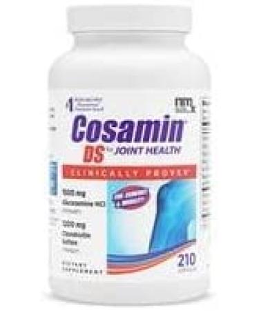 Nutramax Cosamin DS Joint Health Supplement - 210 Capsules for Men & Women, Glucosamine & Chondroitin Formula - Buy Online on GoSupps.com